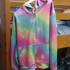 Unicorn girls jacket size 10